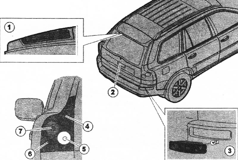 1. Фонарь стоп-сигнала (светодиод); 2. Освещение…